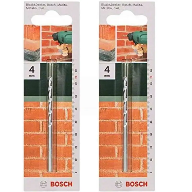 2 Stk. Bosch Steinbohrer (Ø 4 mm) Knallerangebot