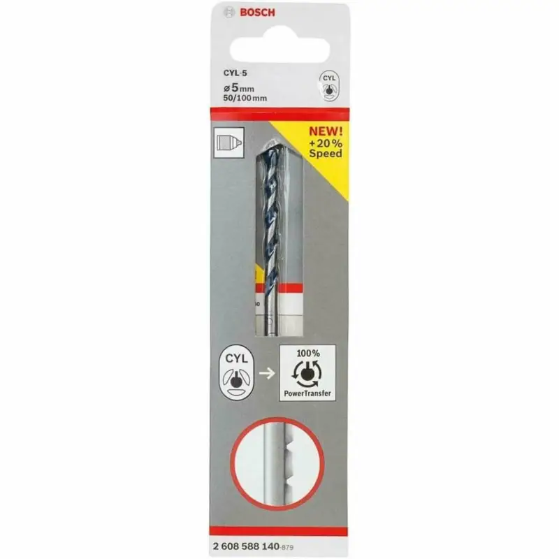 Bosch Professional 1x CYL-5 Betonbohrer für Beton, Ø 5 x 100 mm, Robust Line, Zubehör Schlagbohrmaschine) Top-Angebot