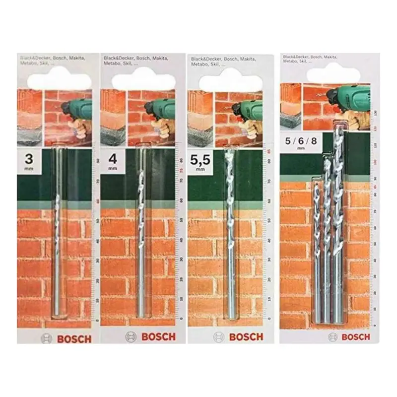 Kracherpreis Bosch 6 tlg. Steinbohrer-Set3/ $ / 5 / 5,5 / 6 / 8 mm