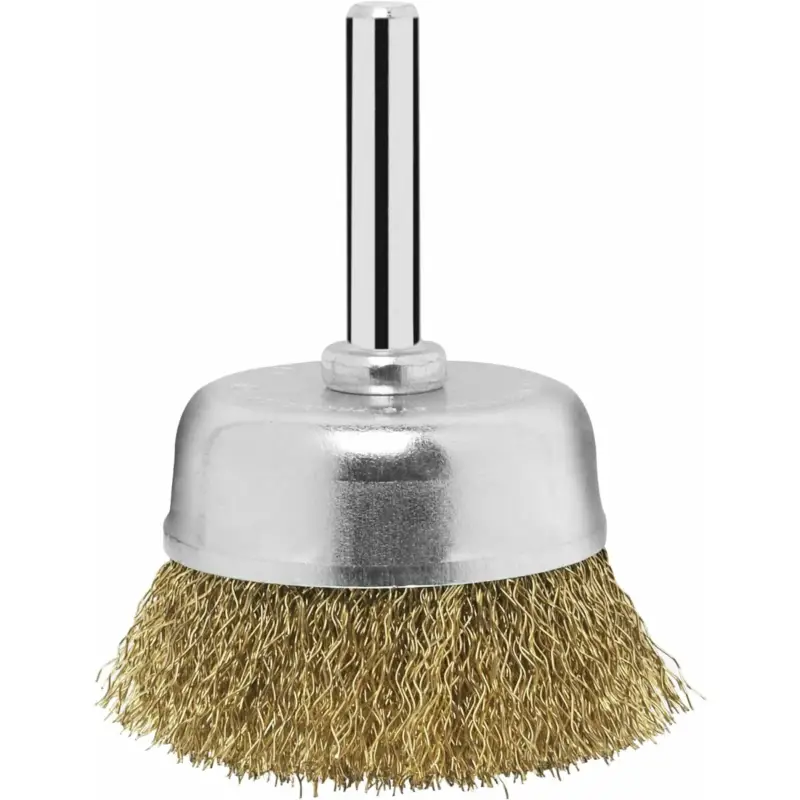 Must-Have Bosch Topfbürste, ø 50 mm , 6 mm gewellter Draht, vermessingt