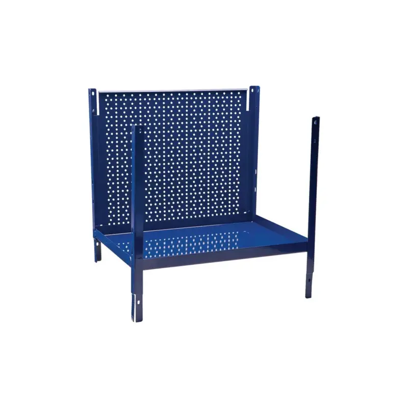 Sonderaktion Regalelement LOGS 30 H520xB540xT390mm blau RAL 5022 m.Lochblechrückwand