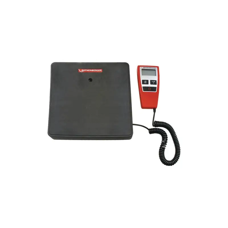 Rothenberger Kältemittelwaage ROSCALE 120 Wägebereich 0-120 kg Plattform-B230xT230mm Beliebt