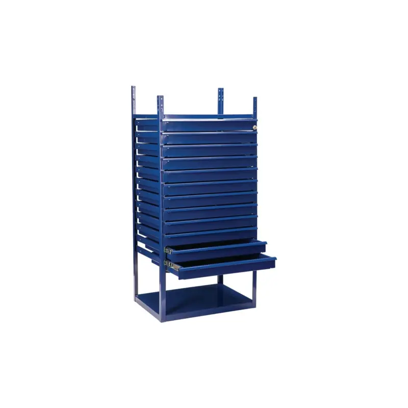Sofort Bestellen Schubladenelement LOGS 90 H1160xB540xT390mm 12 Schubl.blau RAL 5022 LOGS