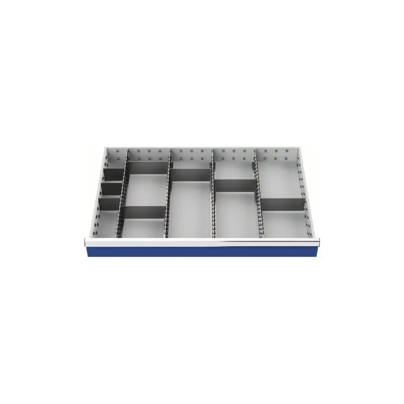 Versand Am Gleichen Tag Schubladenunterteilungsmaterial Front-H.100-125mm 4 Längs-/8 Querteiler