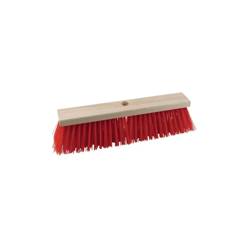 Straßenbesen Elaston L.400mm m.Stielloch Flachholz Sonderangebot