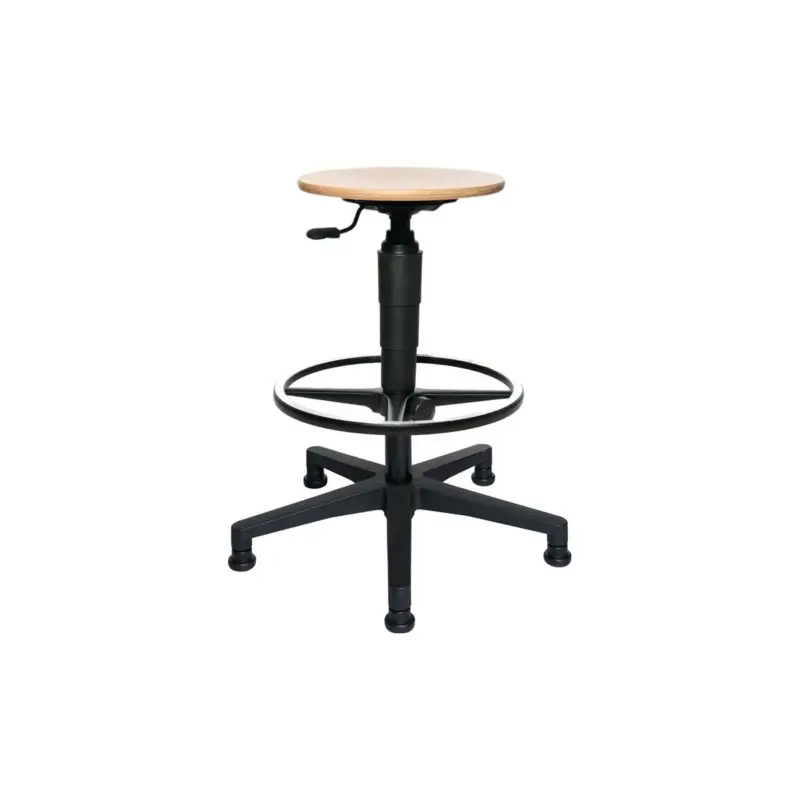 Top-Preis Topstar Drehhocker mit Gleiter Buche Sitzhöhenverstellung 540-800 mm