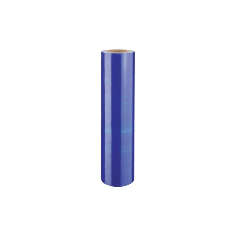 Iks Schutzfolie LDPE SW36 blau-transparent Länge 100 m Breite 50 cm Rolle Abverkauf
