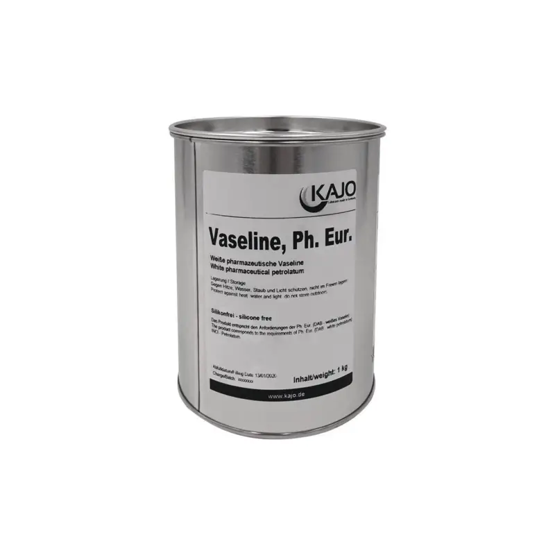Kracherpreis Kajo Vaseline 1 kg weiß DAB10 (dt. Arzneimittelbuch) Dose
