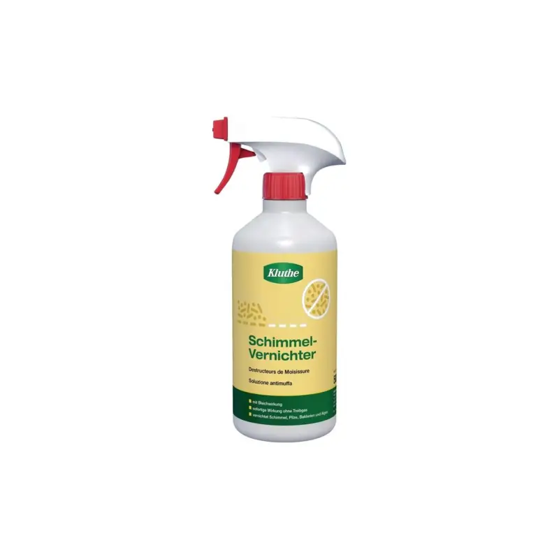 Markenware Kluthe Schimmelvernichter chlorhaltig 500 ml Sprühflasche