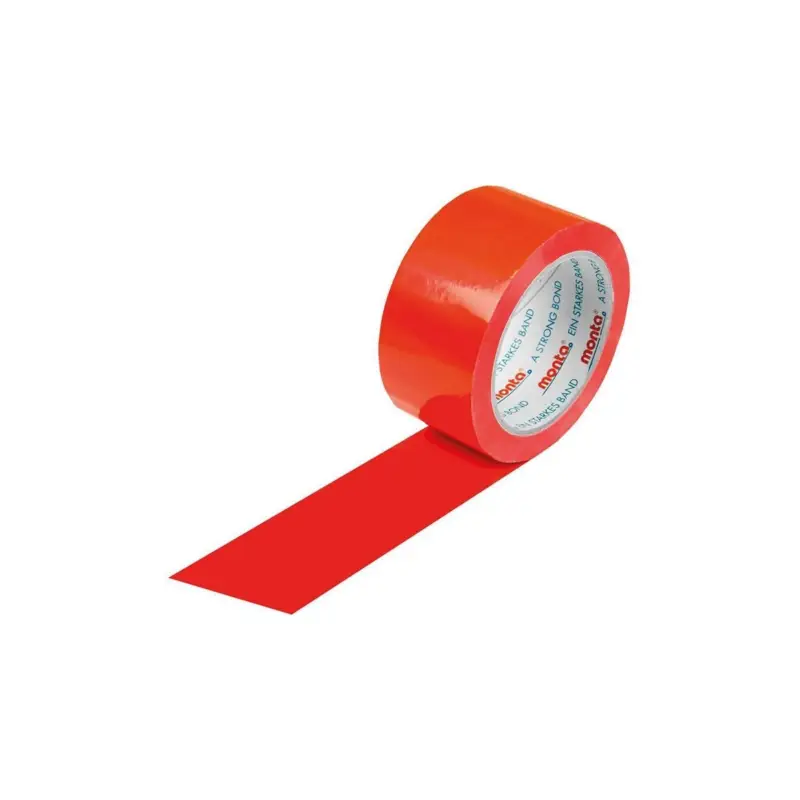 Mega-Angebot Monta Klebeband monta 250F Breite 50mm Länge 66m Stärke 57µ PVC rot leise