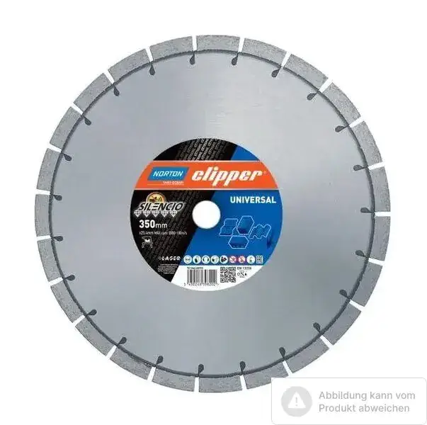 Finale Aktion Norton Clipper Diamantscheibe Extreme Universal Silencio - 400 Ø mm