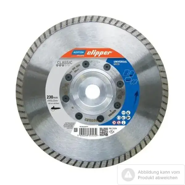Preis Gesenkt Norton Clipper Diamantscheibe Classic Universal Turbo - 180 Ø mm