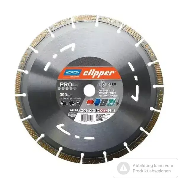 Knallerangebot Norton Clipper Diamantscheibe Pro 4x4 Explorer- 450 Ø mm