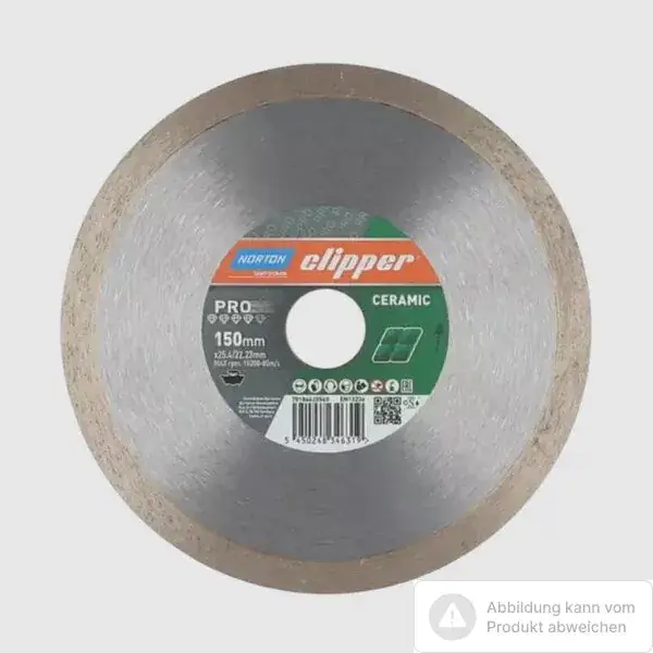 Norton Clipper Diamantscheibe Pro Ceramic- 250 Ø mm Jetzt Bestellen