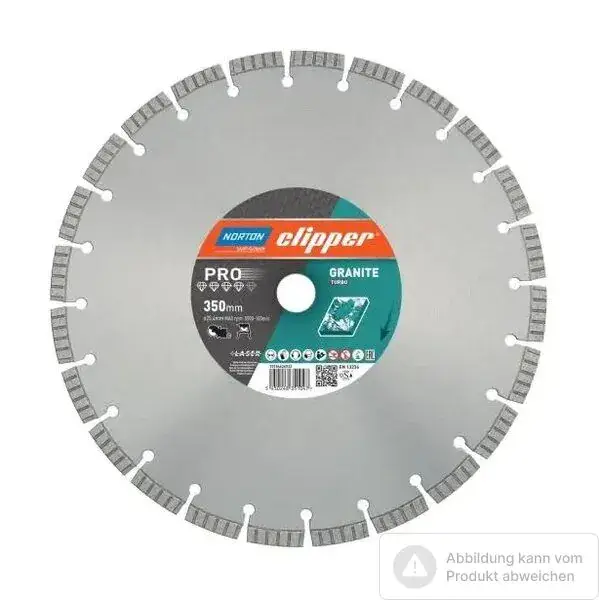 Highlight Norton Clipper Diamantscheibe Pro Granite Turbo- 350 Ø mm