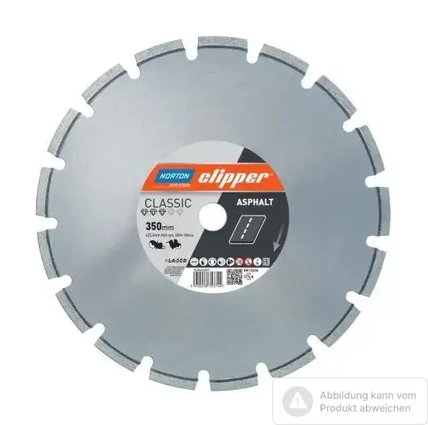 Billig Norton Clipper Diamantscheibe Classic Asphalt- 350 Ø mm
