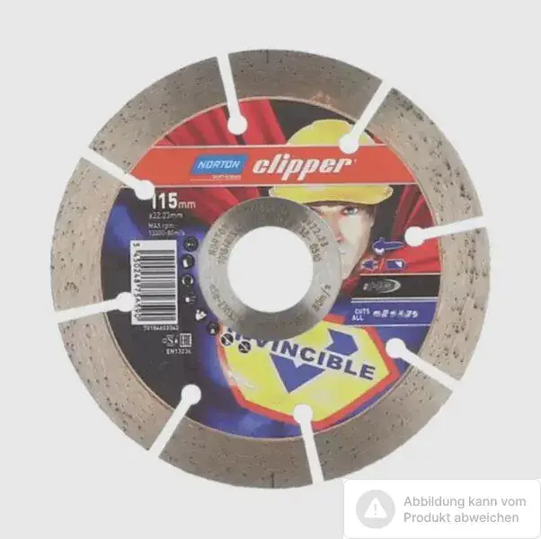 Begrenztes Angebot Norton Clipper Diamantscheibe Mr. Invincible 125